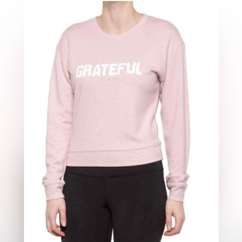 Spiritual Gangster Grateful Pink Sweatshirt